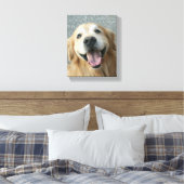 Toile dorée souriante enrobée de l'outil (Insitu(Chambre))