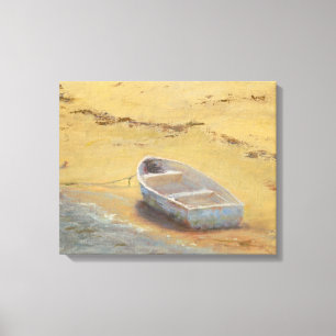 Toile Doris d'été - bateau sur le rivage