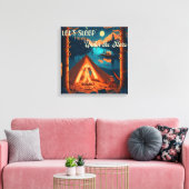 Toile Dormons sous les étoiles | Art à thème de camping (Insitu(Salon))