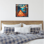 Toile Dormons sous les étoiles | Art à thème de camping (Insitu(Chambre))