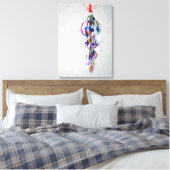 Toile d'ornement couleur éparpillée (Insitu(Chambre))