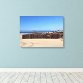 Toile Dory Fishing Fleet, Newport Beach, Californie (Insitu (Plancher de Bois))