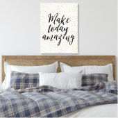 Toile Dots d'or Confetti rendre aujourd'hui Extraordinai (Insitu(Chambre))