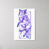 Toile Dotwork Kitsune (Recto)