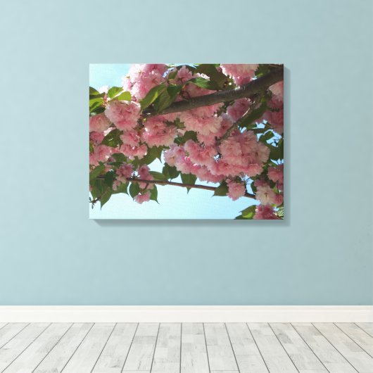 Toile Double Blossoming Cherry (Insitu (Plancher de Bois))