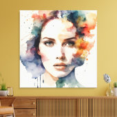 Toile Double exposition art femme (Insitu(Salon))