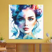 Toile Double exposition art femme (Insitu(Salon))