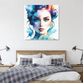 Toile Double exposition art femme (Insitu(Chambre))