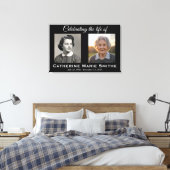 Toile Double Image Funéraire ou Mémorial (Insitu(Chambre))