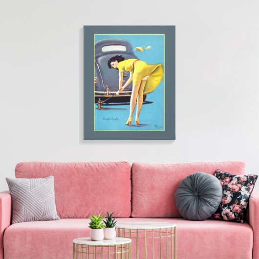 Toile Double problème (Insitu(Salon))