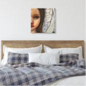 Toile douce fille ange (Insitu(Chambre))