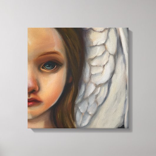Toile douce fille ange (Recto)