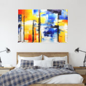 Toile Douceur Abstraite (Insitu(Chambre))