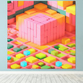 Toile Douceur aux couleurs vives (Insitu (Plancher de Bois))