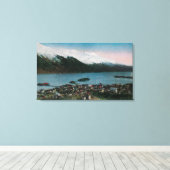 Toile Douglas, Alaska Town ViewDouglas, AK (Insitu (Plancher de Bois))