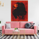 Toile d'Ours Noir Vintage (Insitu(Salon))