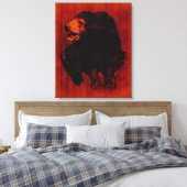 Toile d'Ours Noir Vintage (Insitu(Chambre))
