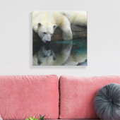 Toile d'ours polaire - Réflexions de l'ours polair (Insitu(Salon))