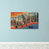 Toile Douvres, DelawareGrandes lettres ScènesDouvres, DE (Insitu (Plancher de Bois))