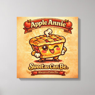 Toile Doux comme tout - Apple Annie - Foodie Fiends