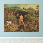 Toile Douze tentations Daniel dans le Den des Lions (187 (Insitu (Plancher de Bois))