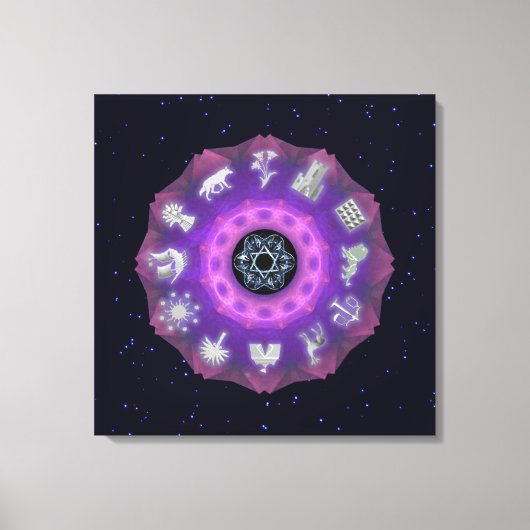 Toile Douze tribus (Recto)