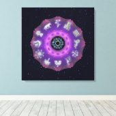 Toile Douze tribus (Insitu (Plancher de Bois))