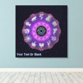 Toile Douze tribus fragiles (Insitu (Plancher de Bois))