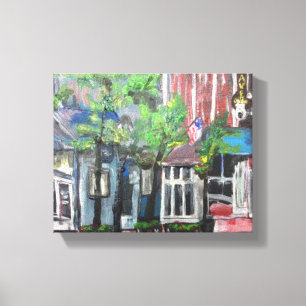 Toile "Downtown Willoughby, Ohio" de Willowcatdesign