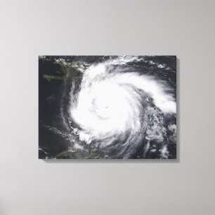 Toile Doyen d'ouragan dans l'Océan atlantique et la