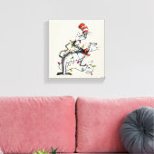 Toile Dr Seuss | Chat malicieux dans le Casquette (Insitu(Salon))