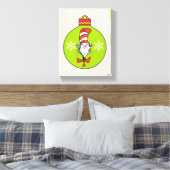Toile Dr Seuss | Grinch | Chat dans l'ornement Casquette (Insitu(Chambre))