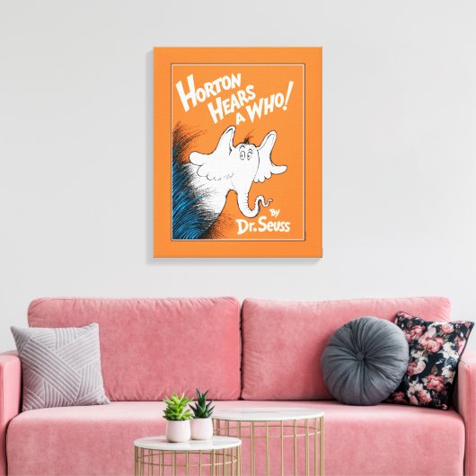 Toile Dr Seuss | Horton Entend un qui livre (Insitu(Salon))