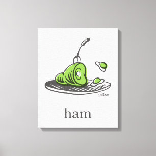 Toile Dr. Seuss Les Œufs verts au jambon
