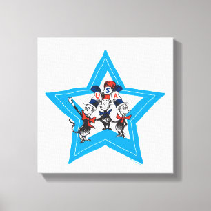 Toile Dr Seuss   Little Cats USA Graphisme Casquette