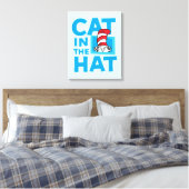 Toile Dr. Seuss | Logo du Chat dans le Chapeau (Insitu(Chambre))
