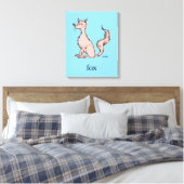 Toile Dr. Seuss | Renard Rose (Insitu(Chambre))