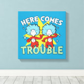 Toile Dr Seuss | Une Chose Deux Ici, C'Est Difficile (Insitu (Plancher de Bois))