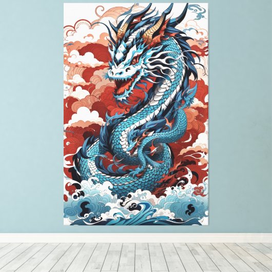Toile Dragon (Insitu (Plancher de Bois))