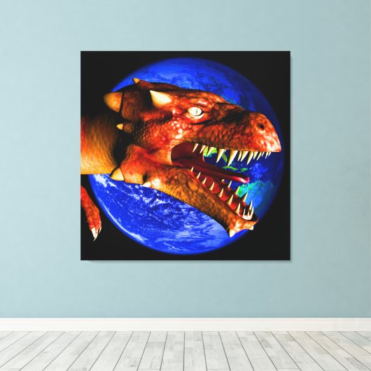 Toile Dragon (Insitu (Plancher de Bois))