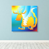 Toile Dragon (Insitu (Plancher de Bois))