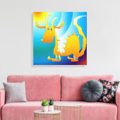 Toile Dragon (Insitu(Salon))