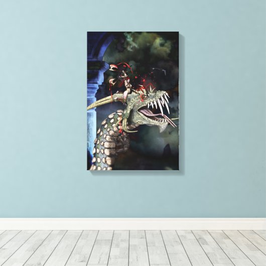 Toile Dragon (Insitu (Plancher de Bois))