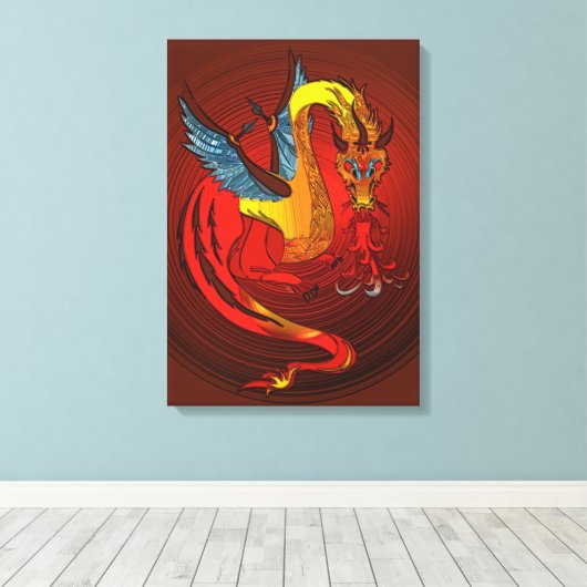 Toile Dragon (Insitu (Plancher de Bois))