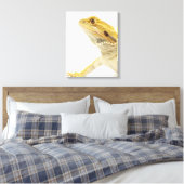 Toile Dragon à oreilles (Pogona Vitticeps) (Insitu(Chambre))