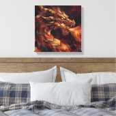 Toile Dragon Abstrait (Insitu(Chambre))