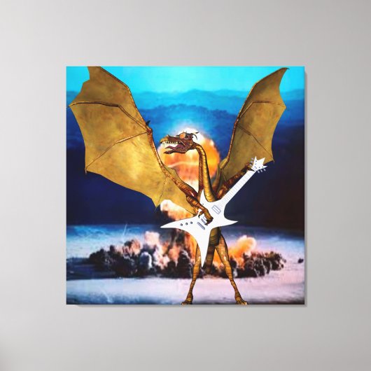 Toile Dragon Atomique (Recto)