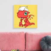 Toile Dragon bébé 12 x 12 (Insitu(Salon))