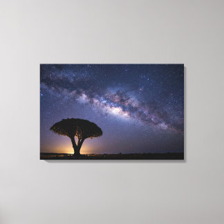 Toile Dragon Blood Tree Milky Way Canvas Ancient Nature