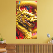 Toile Dragon Chinois (Insitu(Salon))